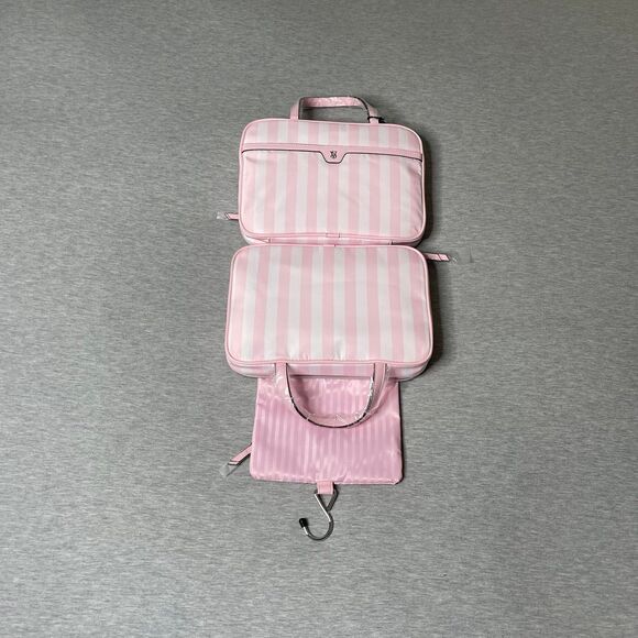 Victoria's Secret Heritage Stripe Hanging Toiletry Travel Bag - Picture 9 of 11